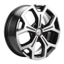 Легковой диск Khomen Wheels KHW1710 6,5x17 5x120 ET55 65,1 F-Silver-FP